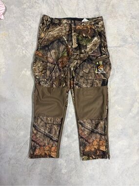 ScentLok Men's Realtree-Style Cargo Hunting Pants - Brown/Olive